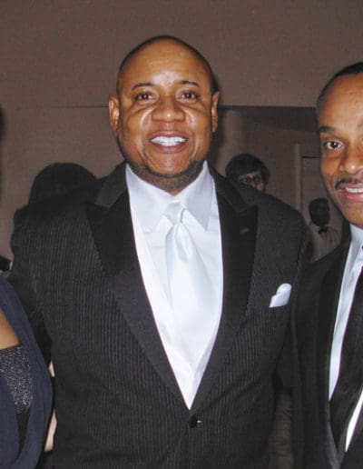 Rocky Carroll, wife Gabriell Bullock and Tony
