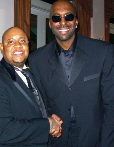 Tony and John Salley and his wife, Natasha