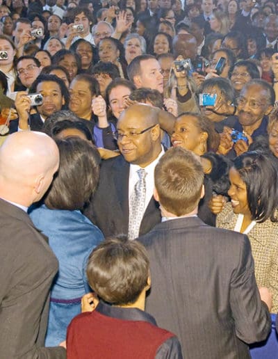 Tony meets First Lady Michelle Obama