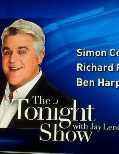 Tony meets with Jay Leno of the Tonight Show March 8, 2010