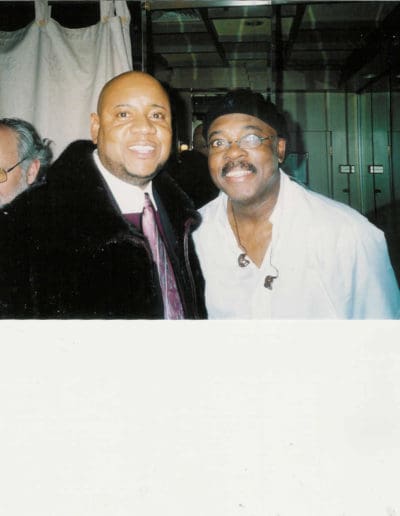 Tony with Harvey Mason Drums