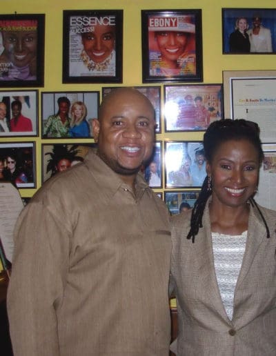 May 2006 B. Smith welcomes Tony with Style & Charm in her N.Y. Restaurant